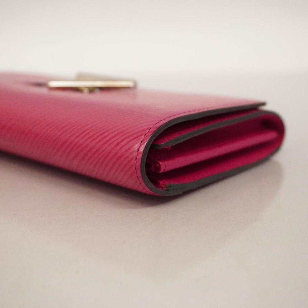 Louis Vuitton Long Wallet Epi Portefeuille Twist M62362 Hot Pink Ladies - Picture 10 of 13